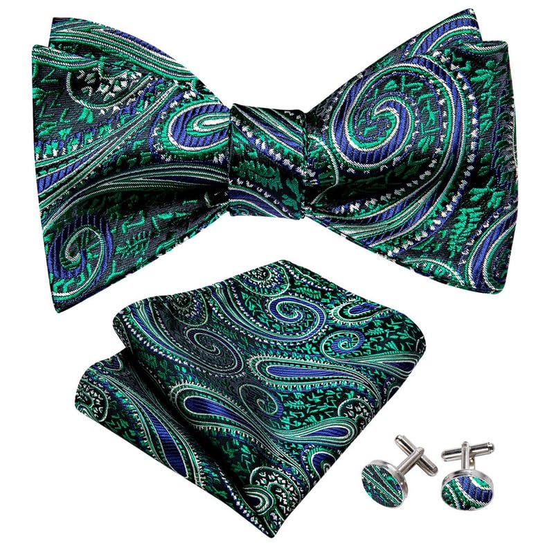 Set de Tirantes y Corbatín Paisley para Hombre miniatura 6