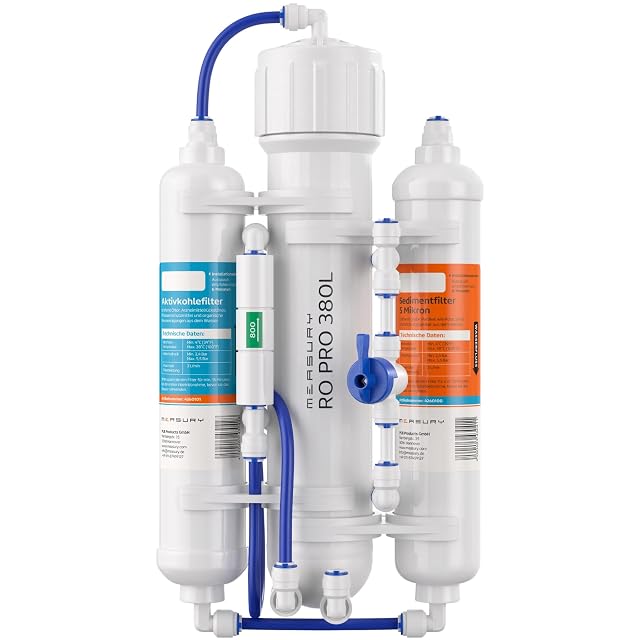 Measury Sistema de Osmosis Inversa para Acuario - Hasta 380 Litros por Dia