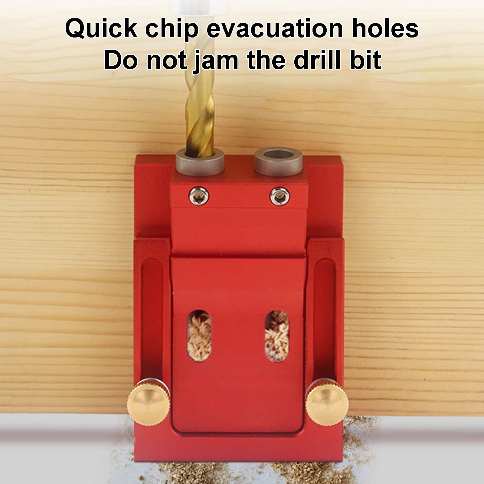Dima Per Fori A Tasca, Guida Di Foratura Per Angolo Di 15 ° Posizionatore, Guida Per Trapano Posizionatore Per Fori Legno, Localizzatore Di Fori Obliqui Carpentieri Dima Per Foratura,Blu