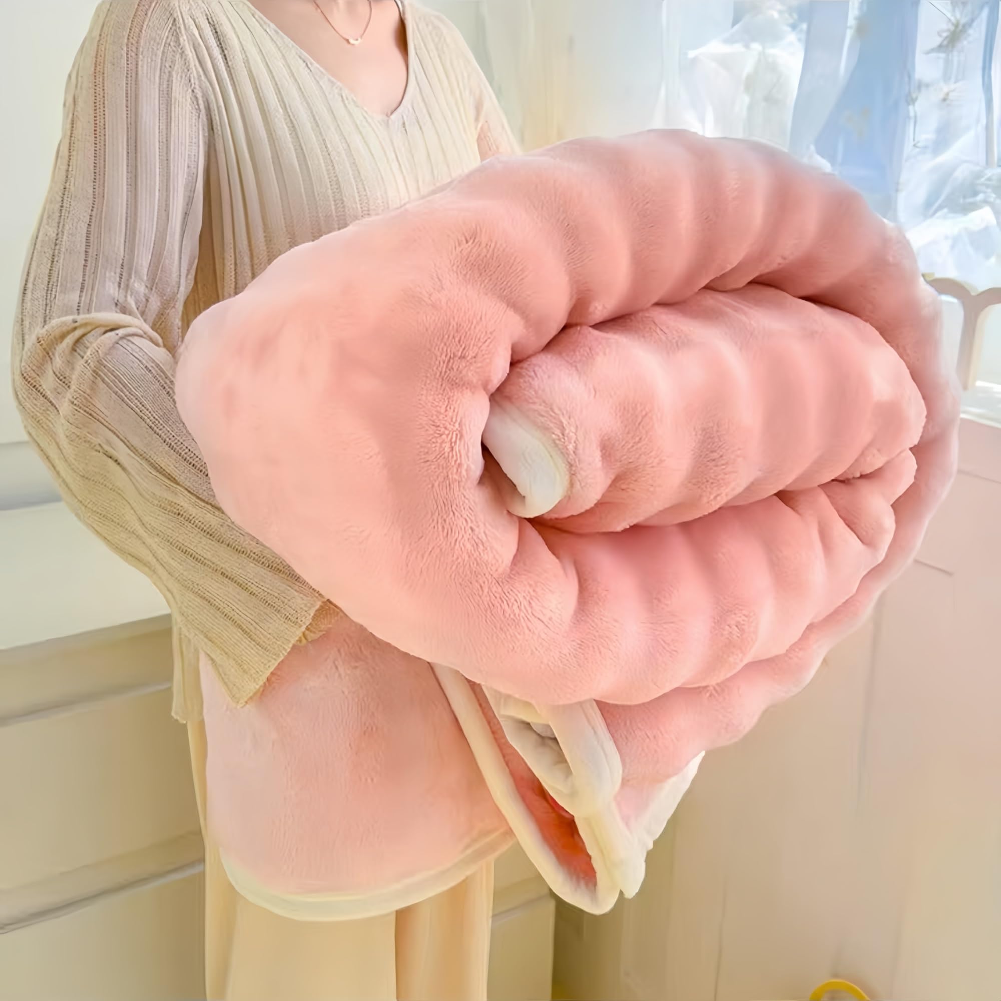 Blanket, Comfortable and soft blanket, double-sided decorative blanket, universal for all seasons, Throw blanket, sofa blanket, suitable for bed sofa armchair sofa bench double size(Pink 1,150*200cm)