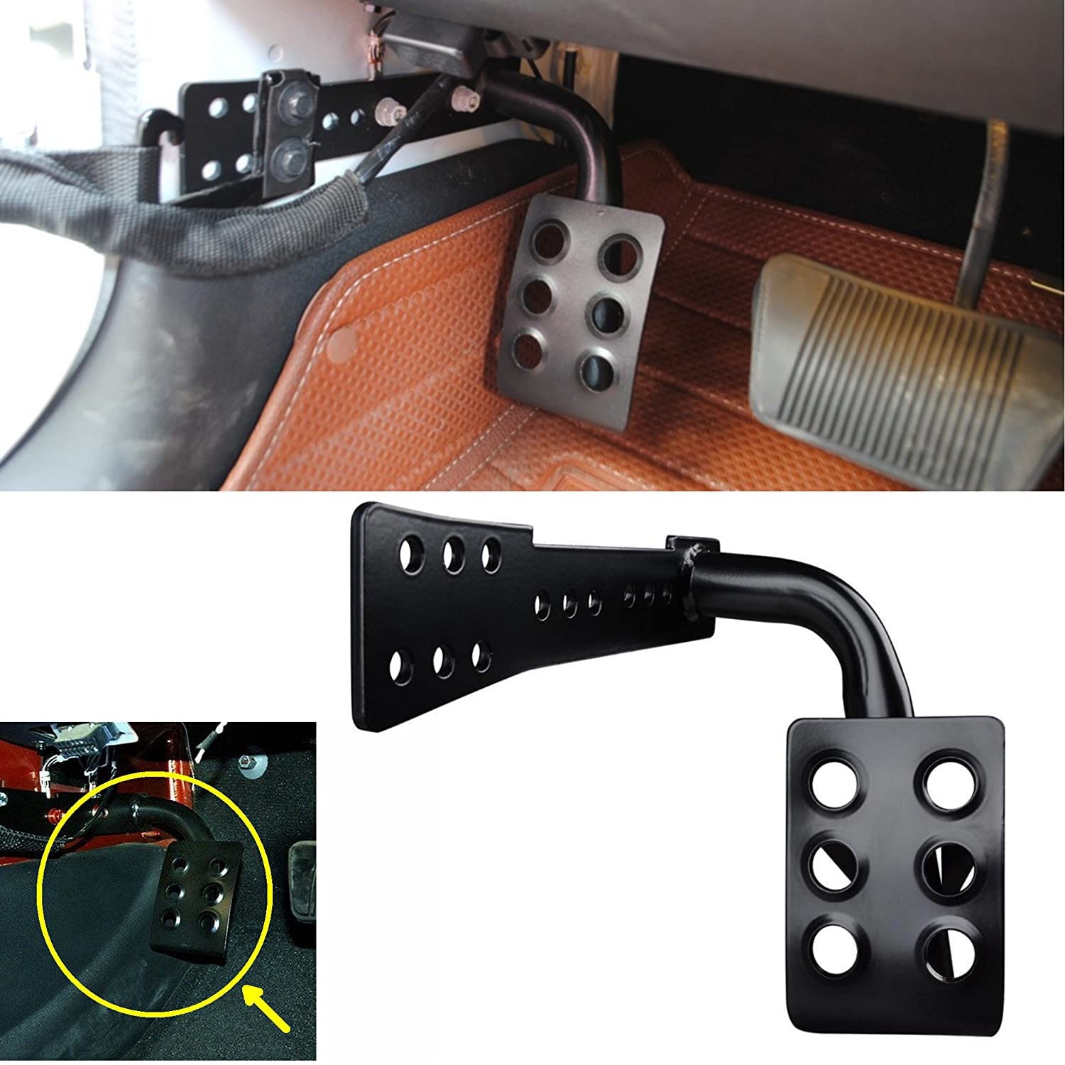 ⭐️車のフットレストペダル フットペダルパッドカバー 置換 Jeep ⭐️車のフットレストペダル フットペダルパッドカバー 置換 Jeep