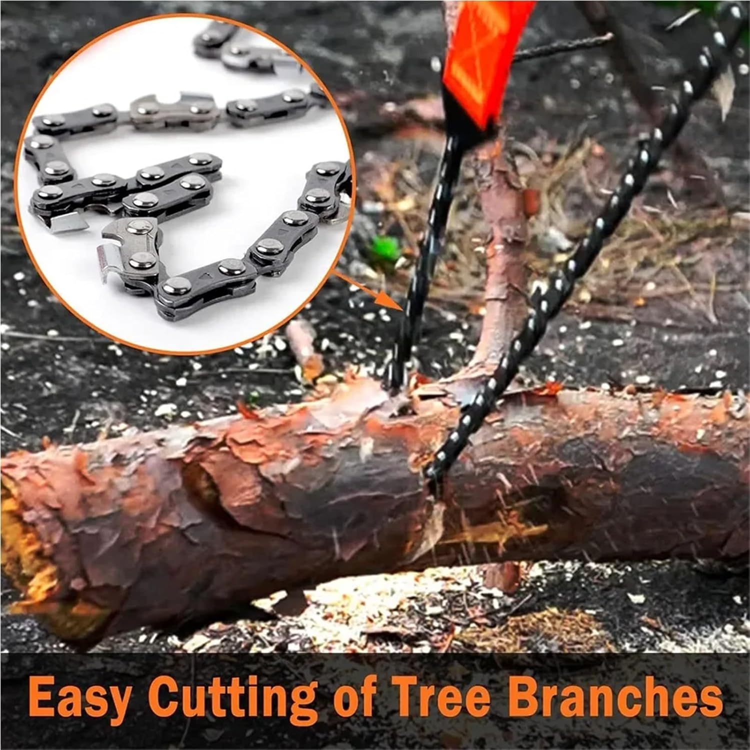 pocket chainsaw 4 Styles Portable Survival Chain Saw Chainsaws Emergency Camping Hiking Tool Pocket Hand Pouch Outdoor EMT IFAK EDC(Color1)