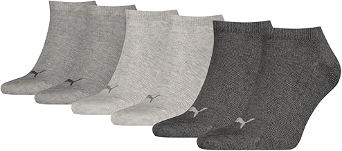 PUMA Unisex Unisex Trainers Plain Sneaker Sock (Pack of 3)