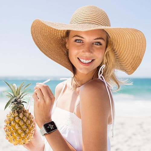 Miniatura 5 de Correa de reloj de silicona compatible con Apple Watch Band de 1.496 in, 1.575 in, 1.614 in, 1.654 in, 1.732 in, 1.772 in, correa de reloj deportiva