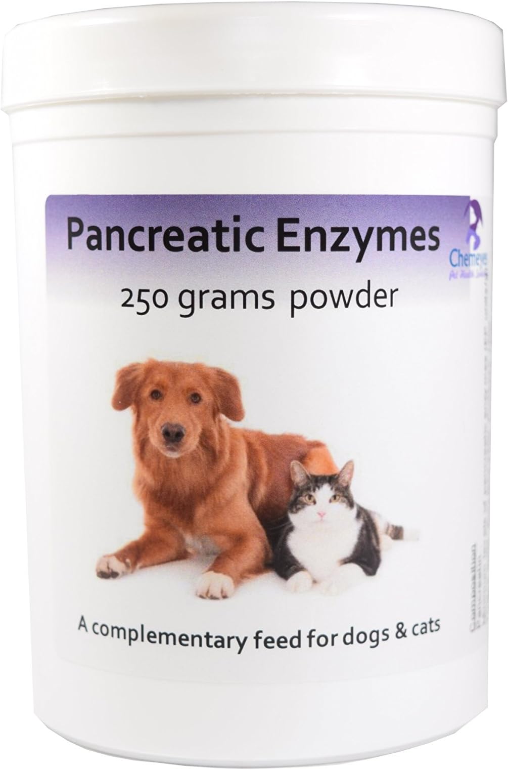 Pancreatic Digestive Enzyme Powder for Dogs & Cats - Amylase, Protease and Lipase Health Supplement for Dog & Cat | 250g Powder