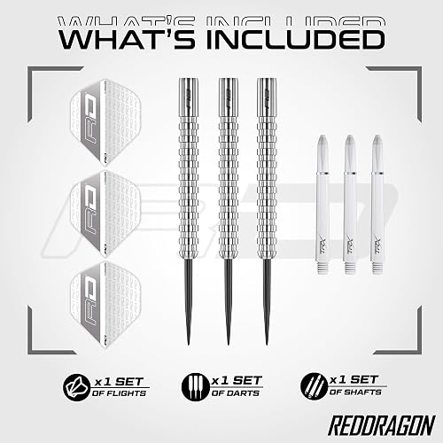 RED DRAGON Darts | Javelin Original 24g Steel Tip | 85% Tungsten Darts Set - 2