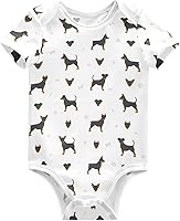 Vista 26 de vvfelixl Trajes de bebé lindos conjuntos de cachorros de manga corta de algodón ropa de bebé para niños niñas 0-24 meses