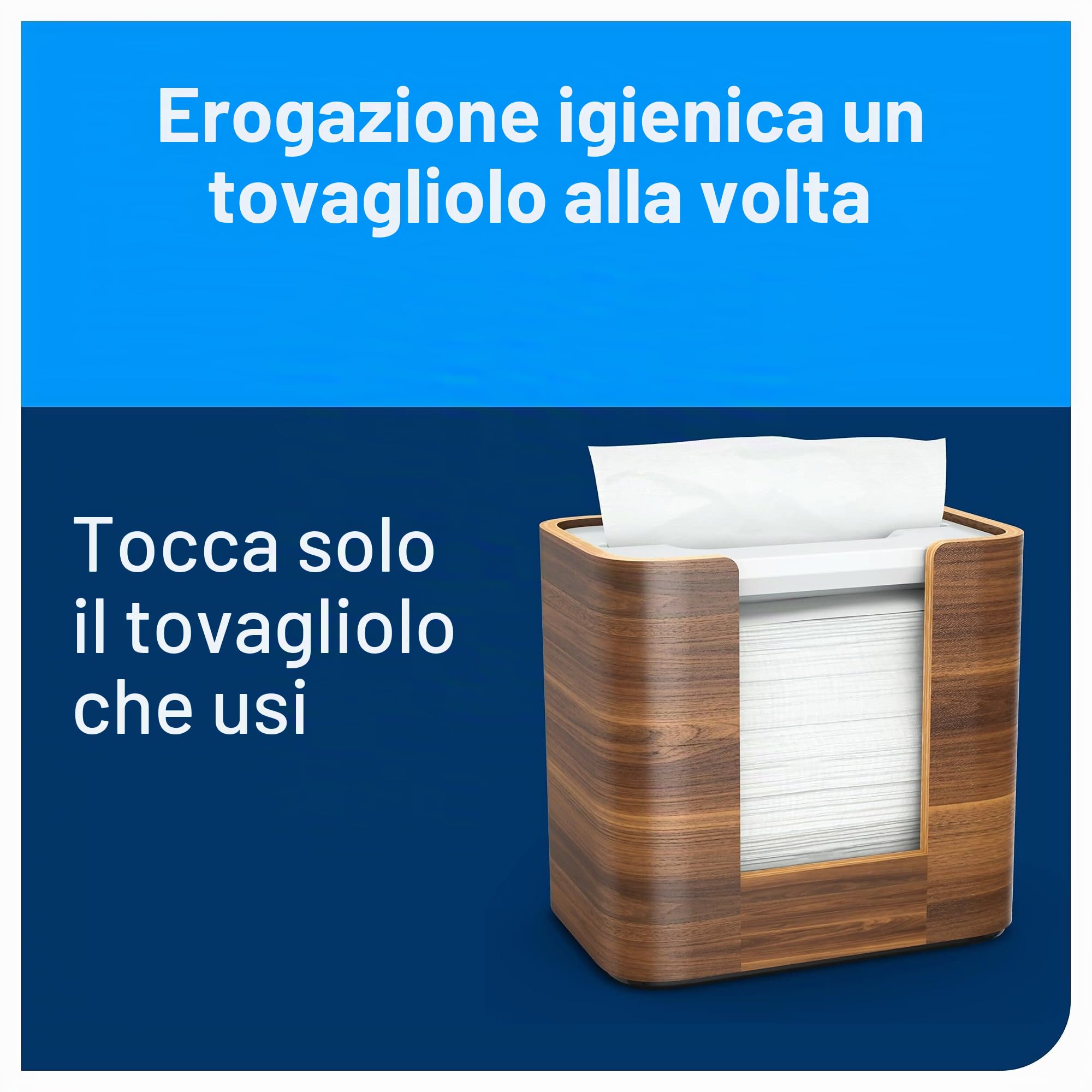 Tork 273002 Xpressnap Dispenser in noce per tovaglioli intercalati