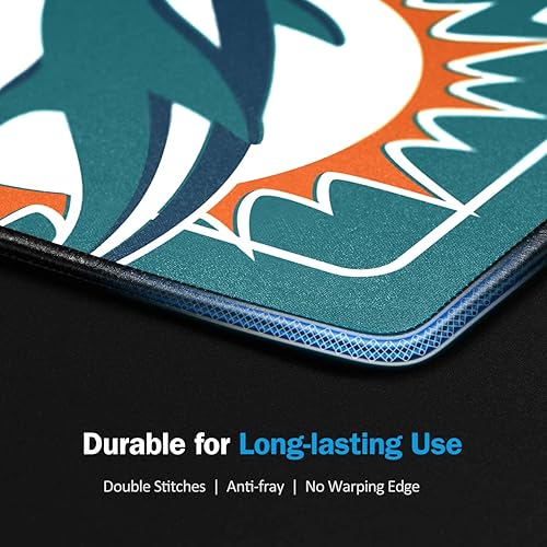 Miniatura 4 de Aooble Alfombrilla de mouse grande para juegos para fanáticos de los deportes, bordes cosidos extendidos con base de goma antideslizante para