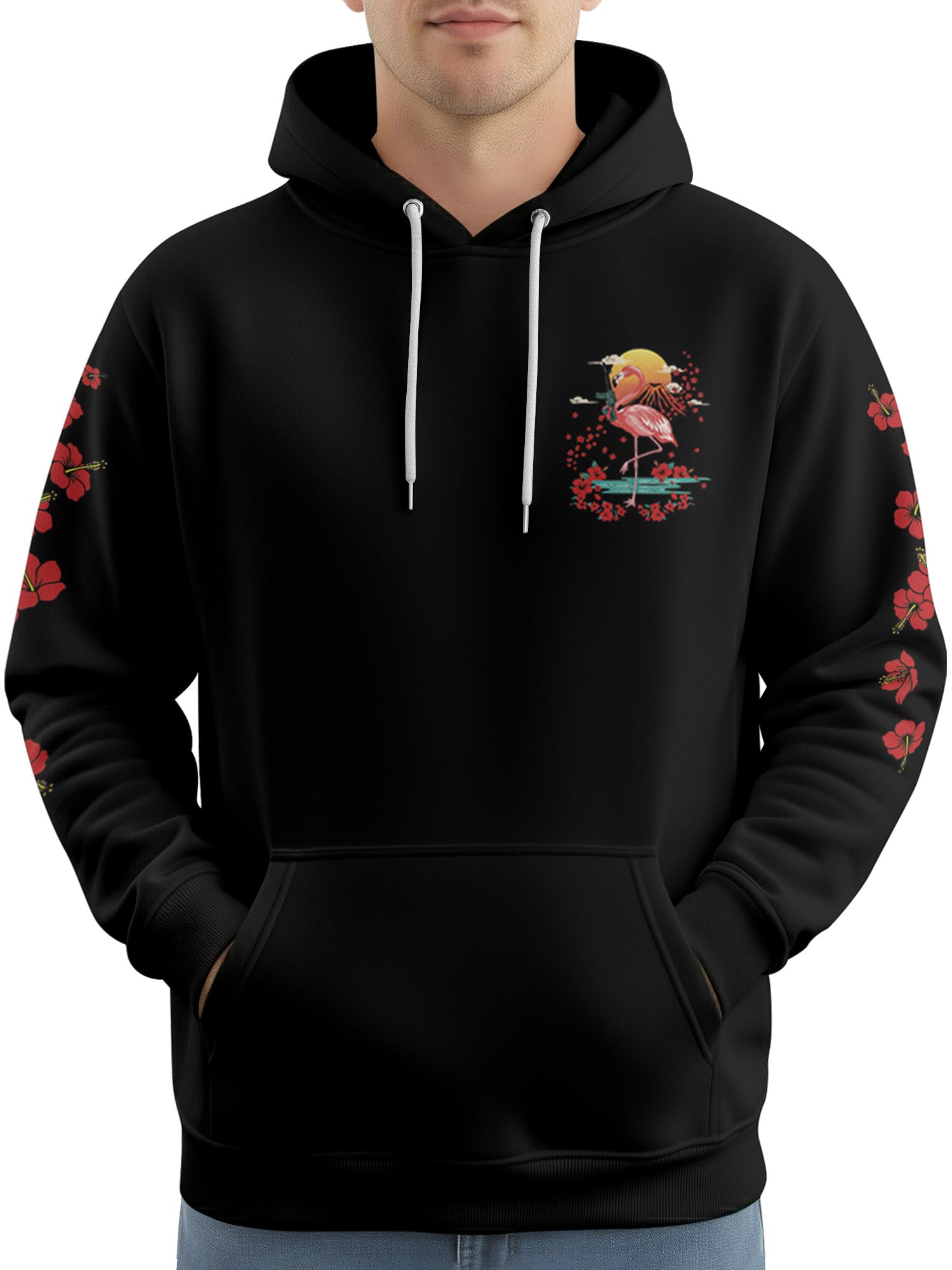 PAGYMO Graphic Hoodies for Men Funny Novelty Pullover Hooded Sweatshirt