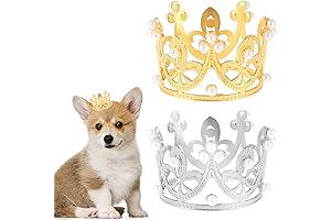 Sparkling Crown for Petite Dogs: Adorn Your Furry Friend with Elegance