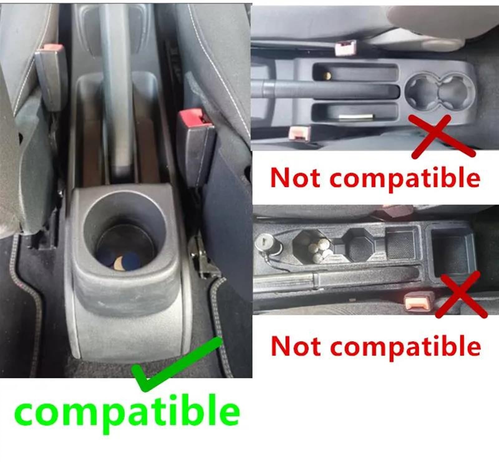 Parti Di Modifica Della Scatola Immagazzinaggio Speciale Del Bracciolo Dell'auto Per POLO Mk5 6R Per Vento 2010-2018 Consolle centrale(A1 black line No USB)