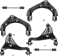 Vista 28 de Detroit Axle - Kit de brazos de control delanteros para Chevy GMC Silverado Sierra 1500 Avalanche Yukon Tahoe Escalade ESV EXT, 2 brazos de control