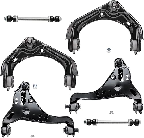 Miniatura 27 de Detroit Axle - Kit de brazos de control delanteros de 6 piezas para Toyota Corolla 2014-2019, 2 brazos de control inferiores con rótulas, 2 varillas