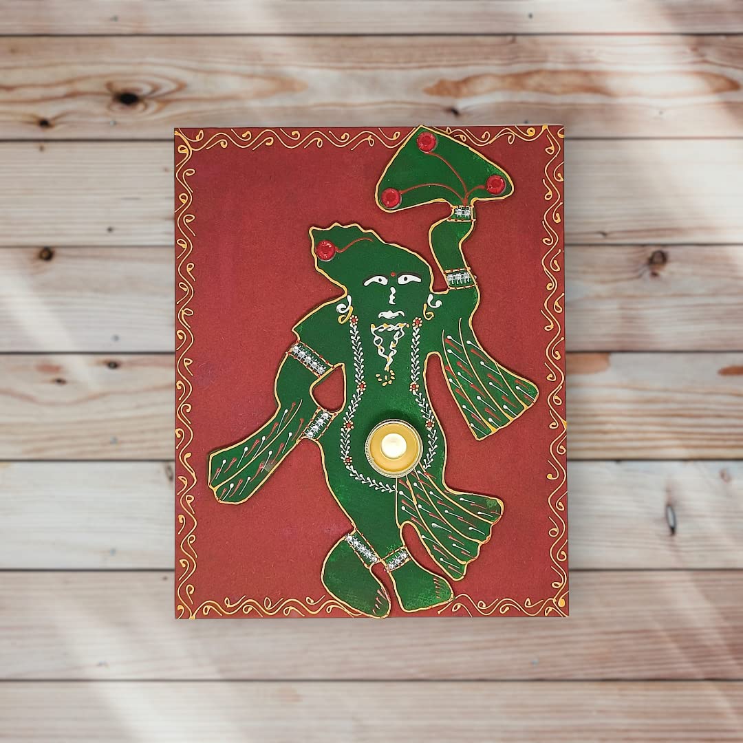 Handcrafted Bachbaras Puja Chowki - Traditional Indian Art -10