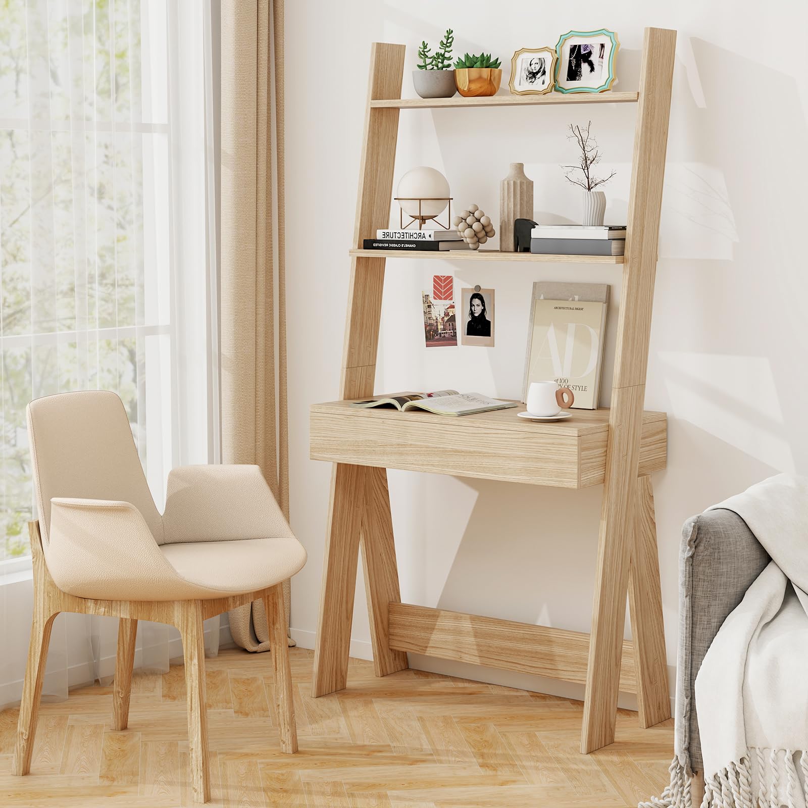 JKプラン Re・conte Ladder Desk  NU-002-WHNA JKプラン Re・conte Ladder Desk NU-002-WHNA