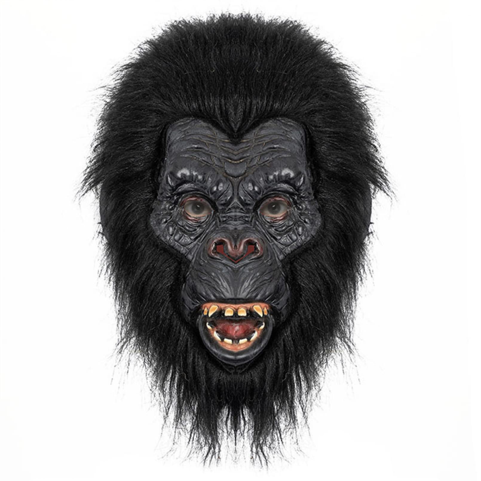 Maska cosplay realistyczny goryl lateksowa maska małpa zabawna maska Halloween impreza cosplay rekwizyt maskarada