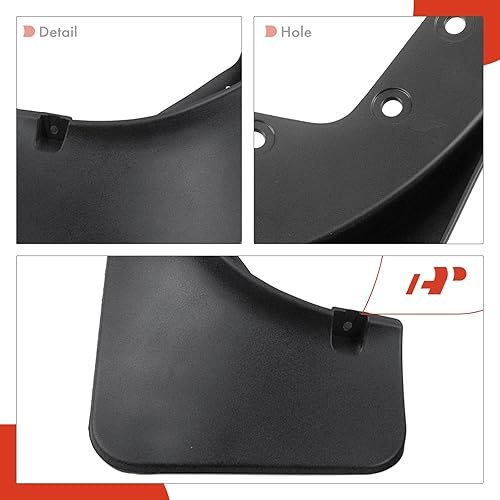 Miniatura 7 de A-Premium Juego de 4 unidades de guardabarros con accesorios compatibles con Lincoln MKX 2016 2017 2018 2019, utilidad deportiva, delantera y