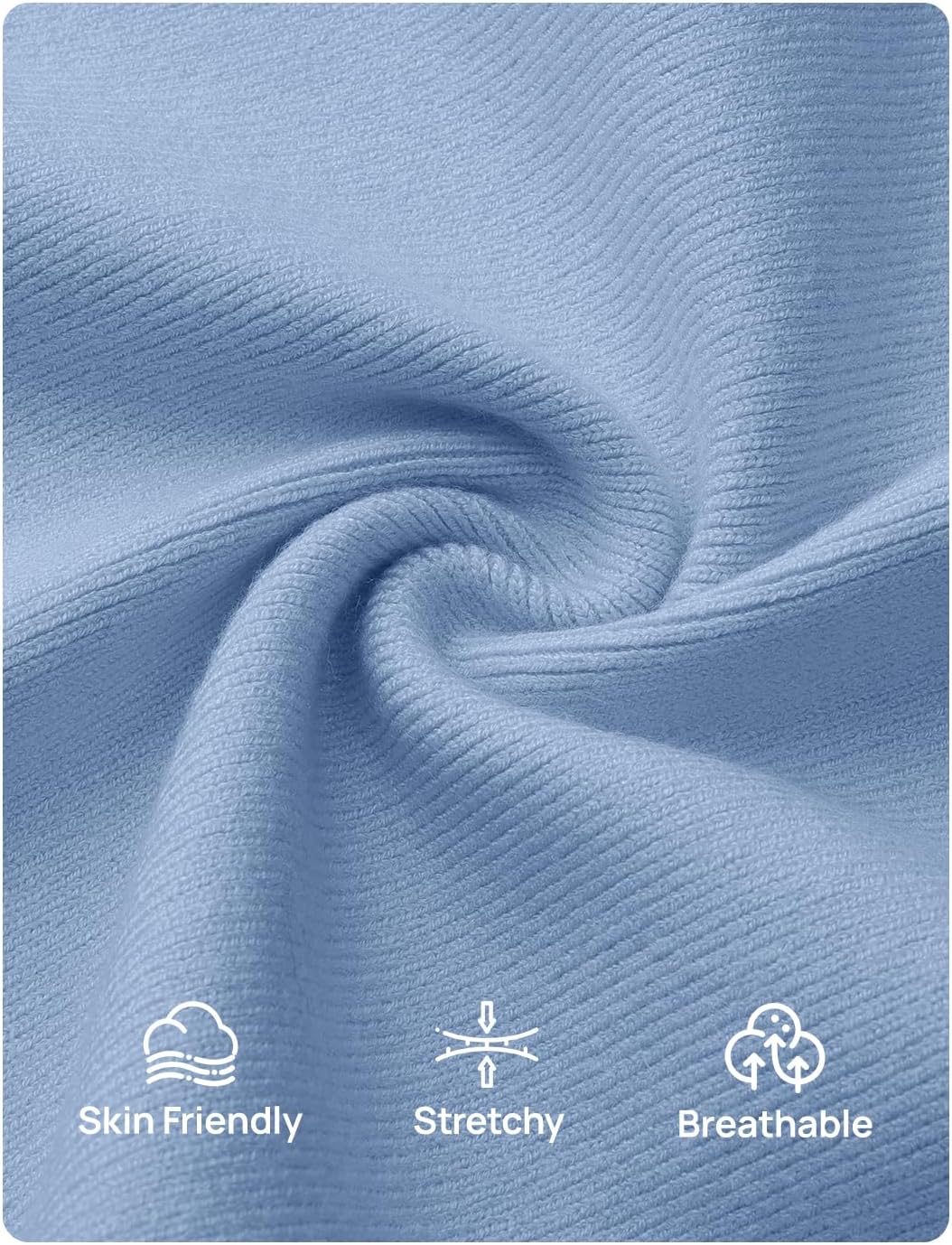 ZESICA Womens 2026 Fall Tie Front Bow Cardigan Sweaters Long Bell Sleeve V Neck Ruffled Knit Cropped Trendy Tops - Image 7