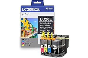 Lvan Black Cyan Magenta Yellow Ink Cartridge Set