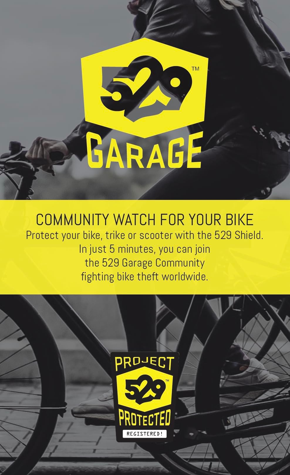 529 Garage Bicycle Registration Kit (US Edition)