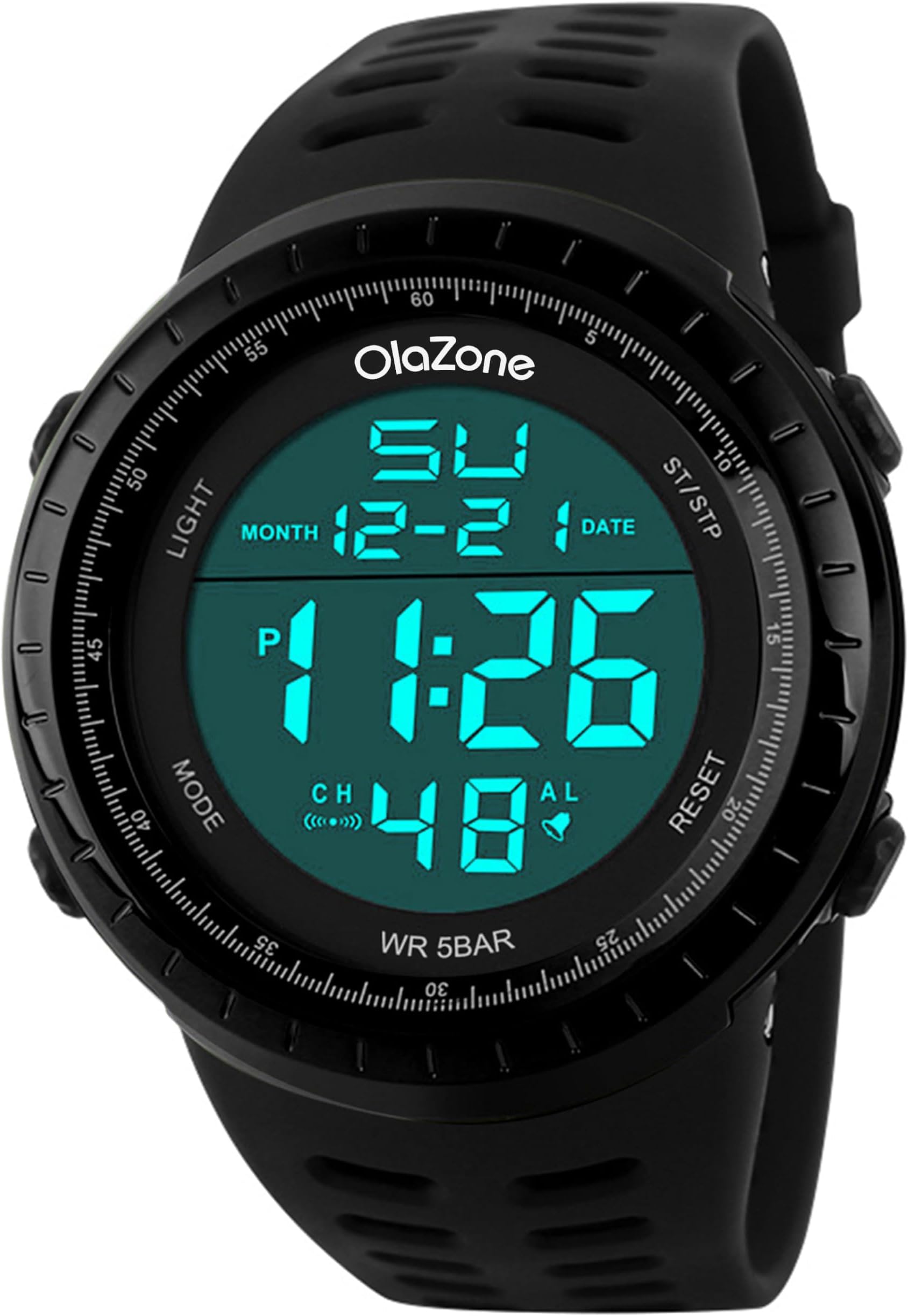 Mens Digital Sports Military Watch
