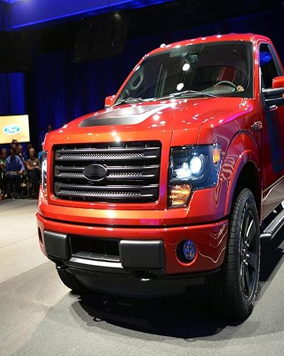 Miniatura 2 de Emblema de portón trasero para parrilla delantera de 9 pulgadas para 04-14 F150, 11-14 Edge, 11-16 Explorer, 06-11 Ranger, 07-14 Expedition, 9 x 3.5