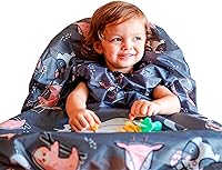 Vista 10 de grabease Allover Waterproof Bib for Self-Feeding Infants and Toddlers, Machine Washable, Ages 6-24 Months