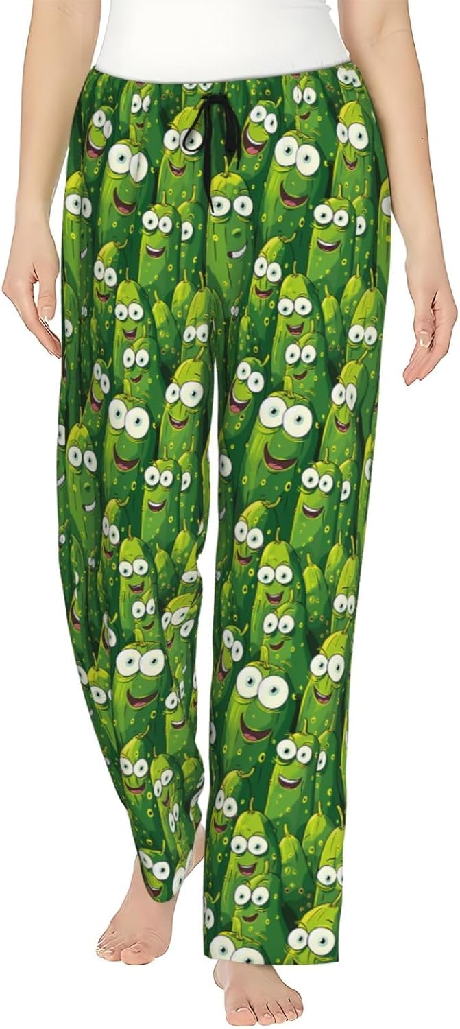 Women Comfy Pajama Pants Stretch Sleepwear Lounge Pants With Pockets & Drawstring - Image 7