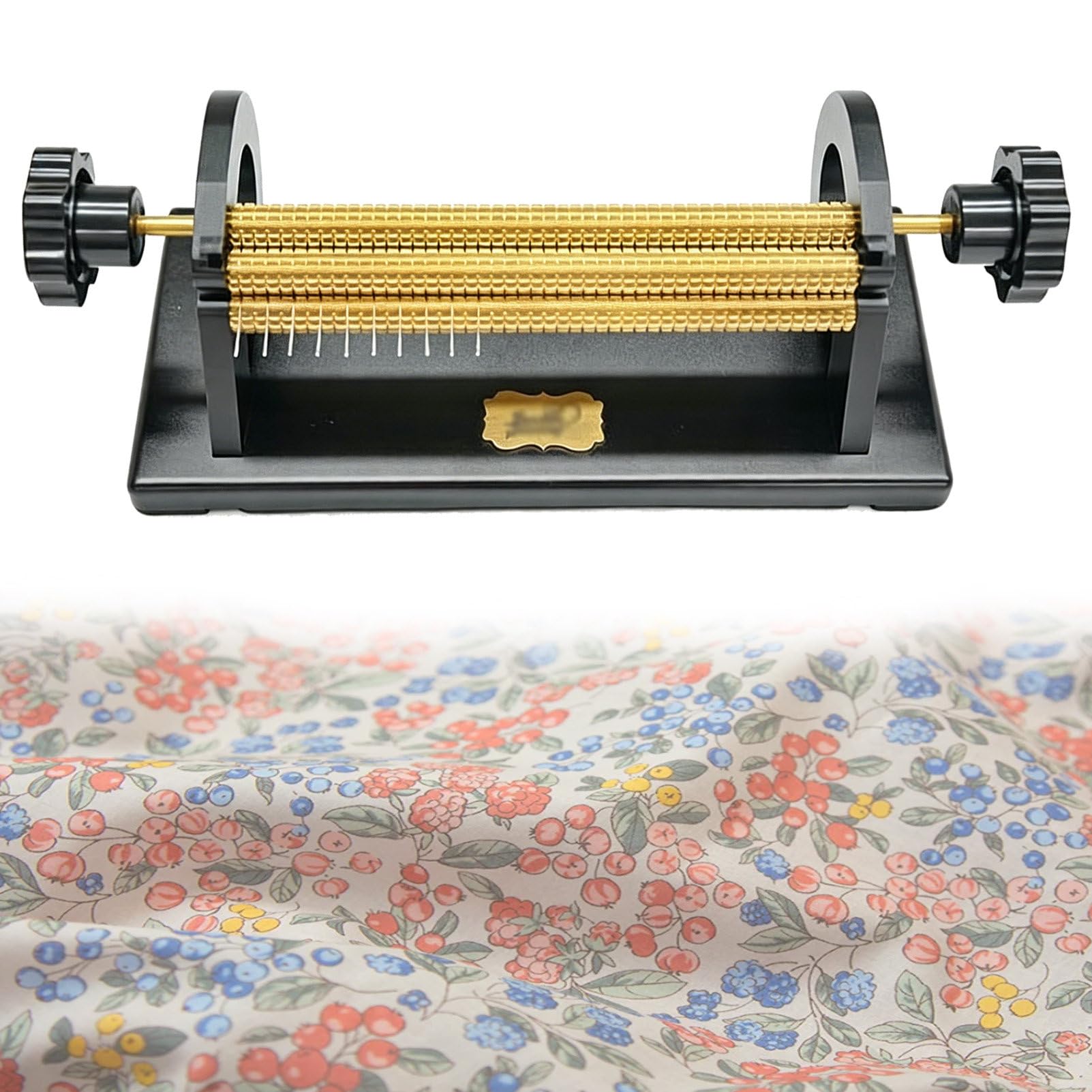 Pvxa Pleating Embroidery Machine, Adjustable Smocking Pleater, Smocking Pleater 24/32 Row, Needle Spacing 0.5cm, Even Fabric Folds, for Costume and Craft Sewing Projects 24rows