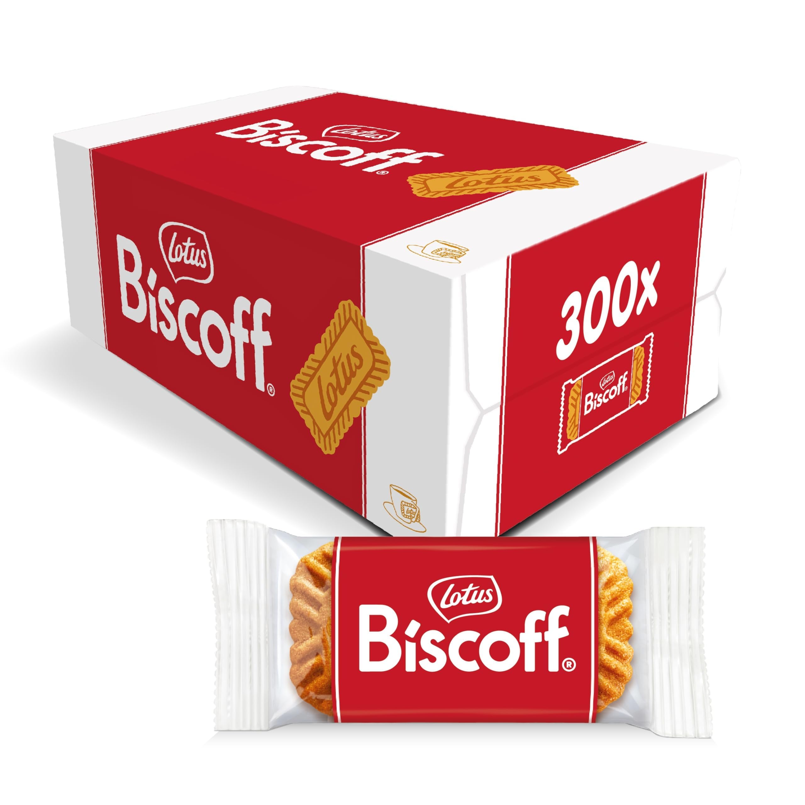 Buy Lotus Caramelised Biscoff Individually Wrapped Biscuits (300 Per