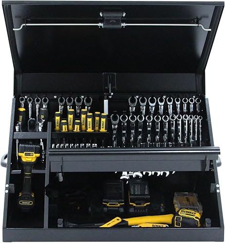 Miniatura 9 de DeWalt - Caja de herramientas triangular de 30" x 15", acero, color negro