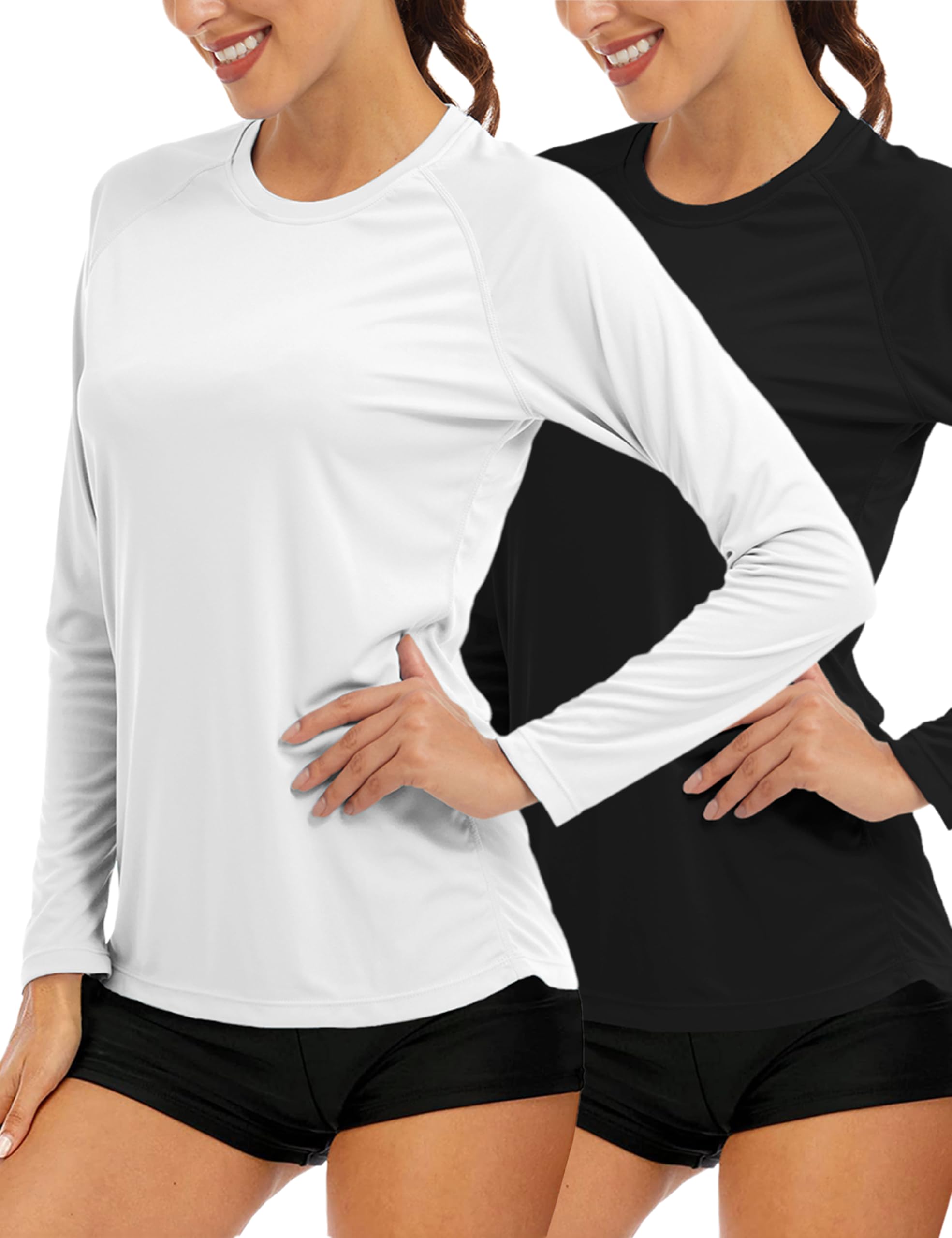 MAGCOMSEN Women's UPF 50+ 2-Pack