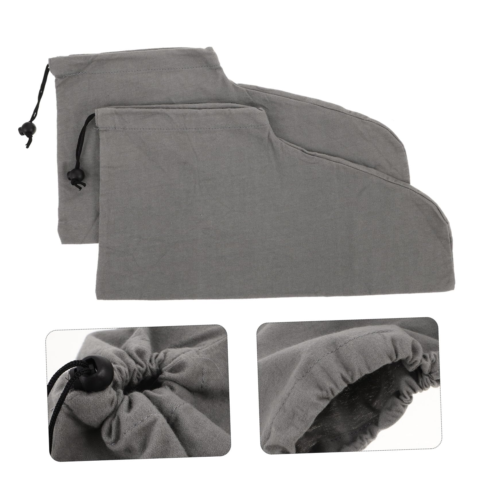 YARNOW 6pezzi Sacchetti Per Scarpe Da Viaggio Coulisse Borse Portaoggetti in Cotone Riutilizzabili Per Trasporto Di Calzature Organizer Da Viaggio Compatti Per Uomini e Donne
