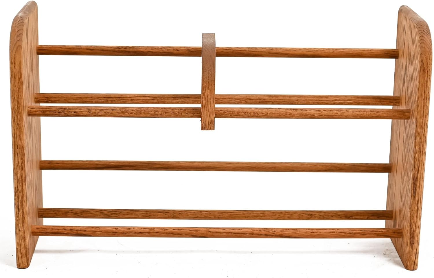 Wood Shed Hill 01 Series CD Storage Cabine, Real Oak Wood Media & Display Shelves, Handcrafted in The USA (Dark, 14.5" x 24")