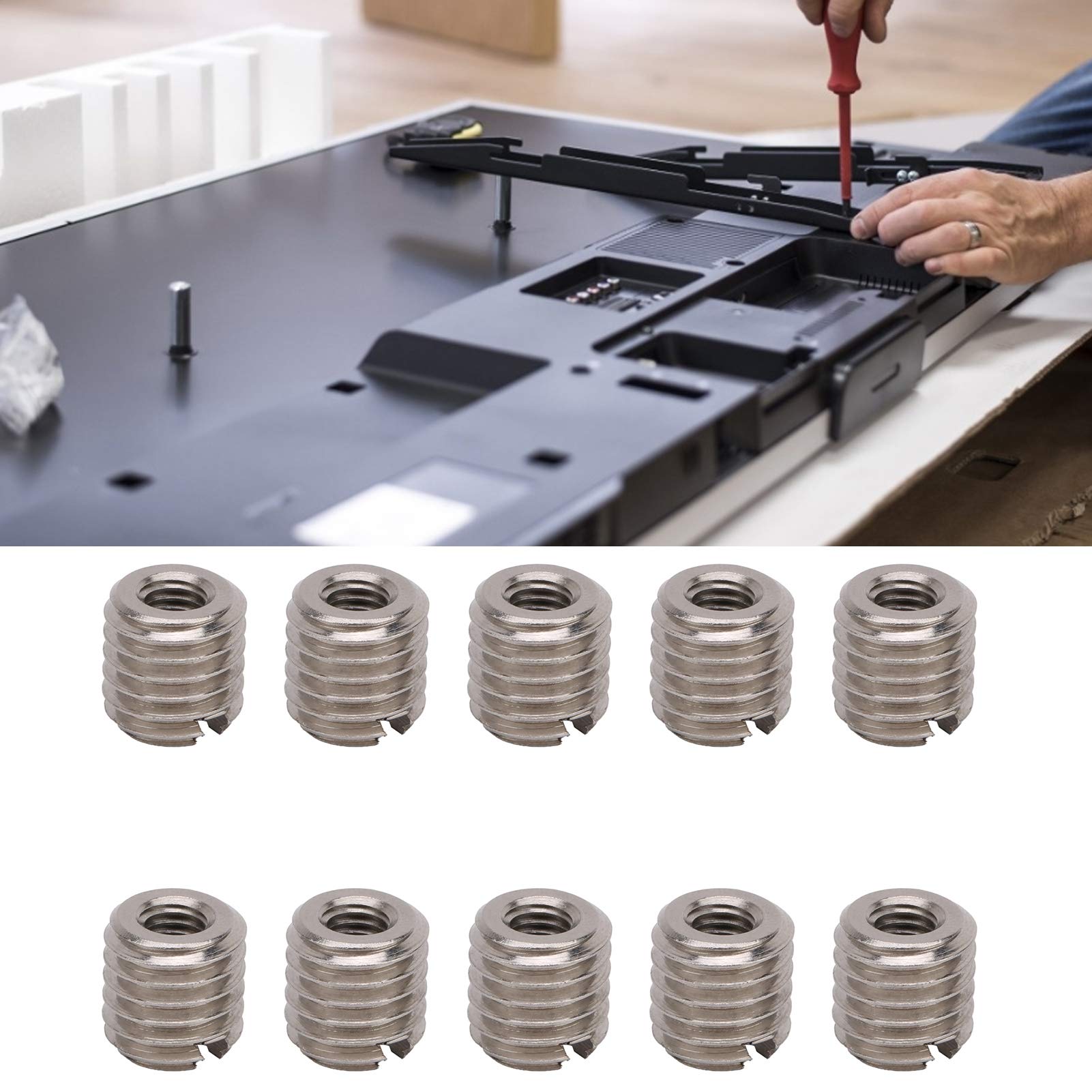 Imperial UNF Threaded Insert Tube Adaptors - RH/LH Female For Rod Ends, Multiple Sizes