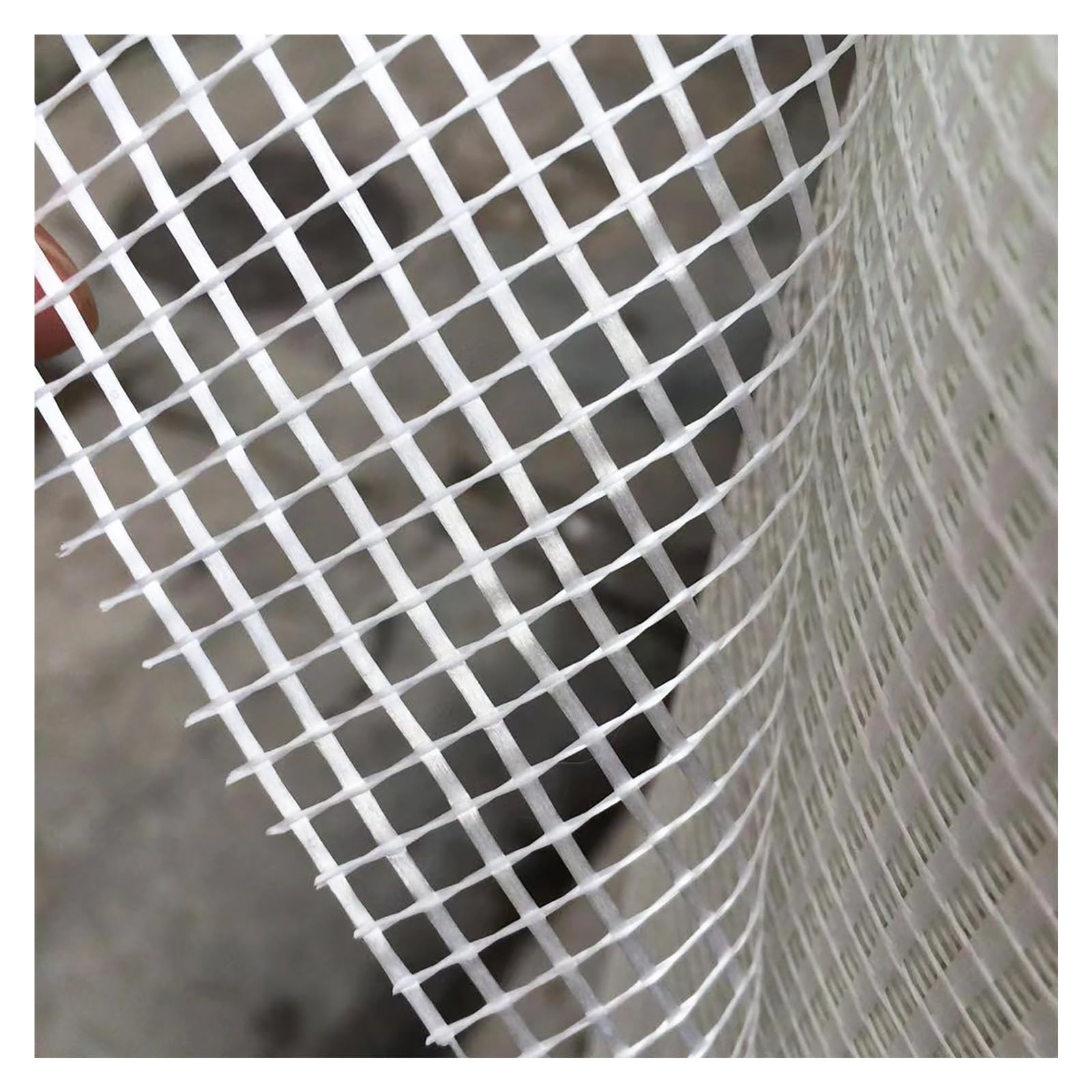 PBWERIGL Fiberglass Mat Fibreglass, Fiberglass Mesh Roll For Concrete Countertop Reinforcement Multiple Sizes(Hole 0.6cm L 50m)