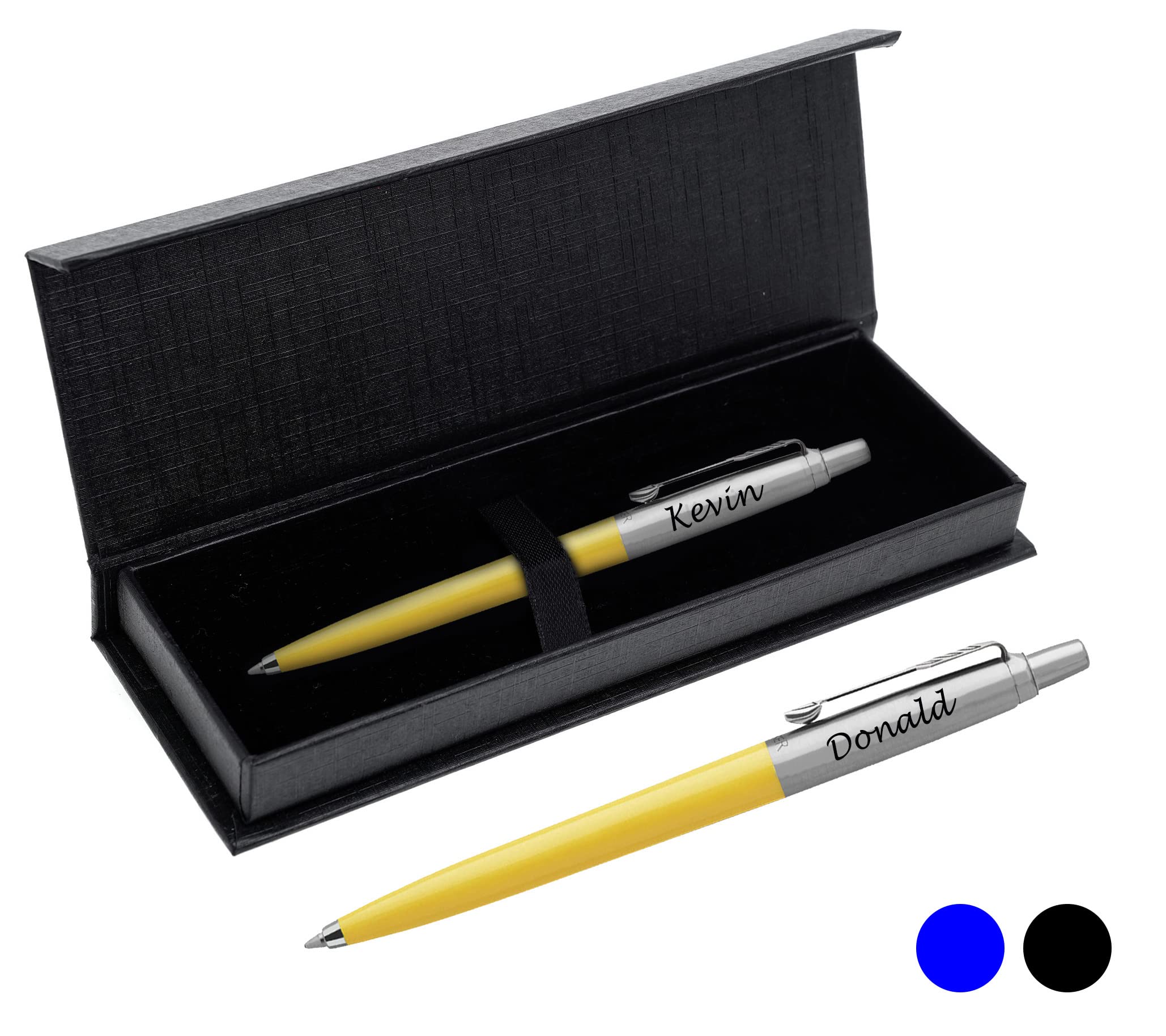 Personalised Engraved Parker Jotter Ballpoint Penβ Choice of colours β Anniversary, Birthday, Christmas β Presented in Paul Clover Black Gift Box