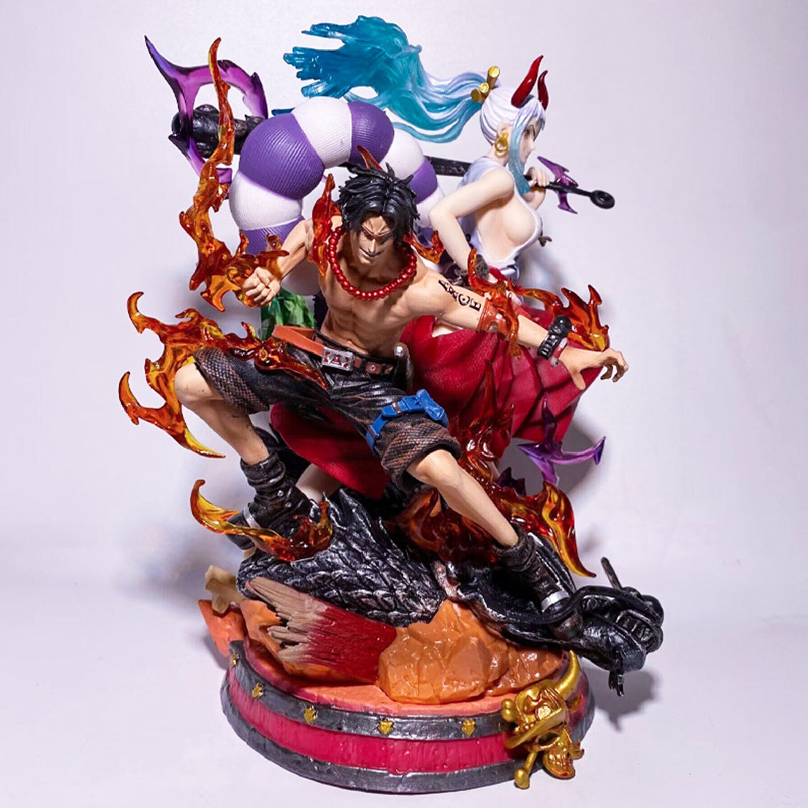 Amazon.co.jp: Muenmee Portgas·D·エースとヤマトフィギュア、エースと