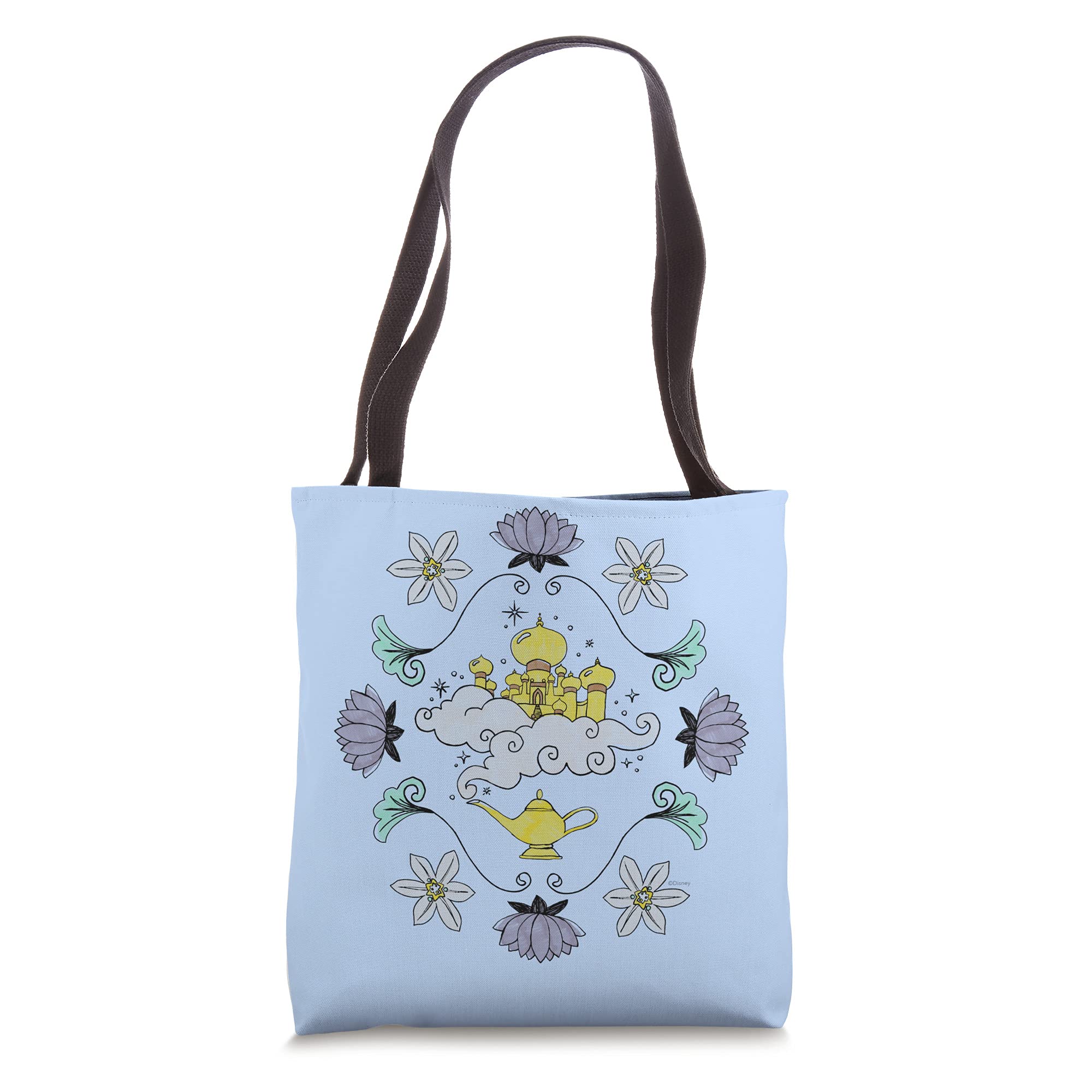 DisneyPrincess Jasmine Aladdin Agrabah Periwinkle Tote Bag
