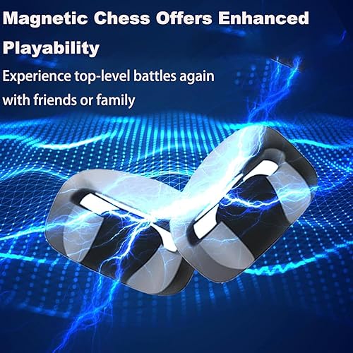 Miniatura 2 de Juego de ajedrez magnético 2024, divertido juego de ajedrez magnético multijugador de mesa, juego magnético para viajes, juego de ajedrez magnético,