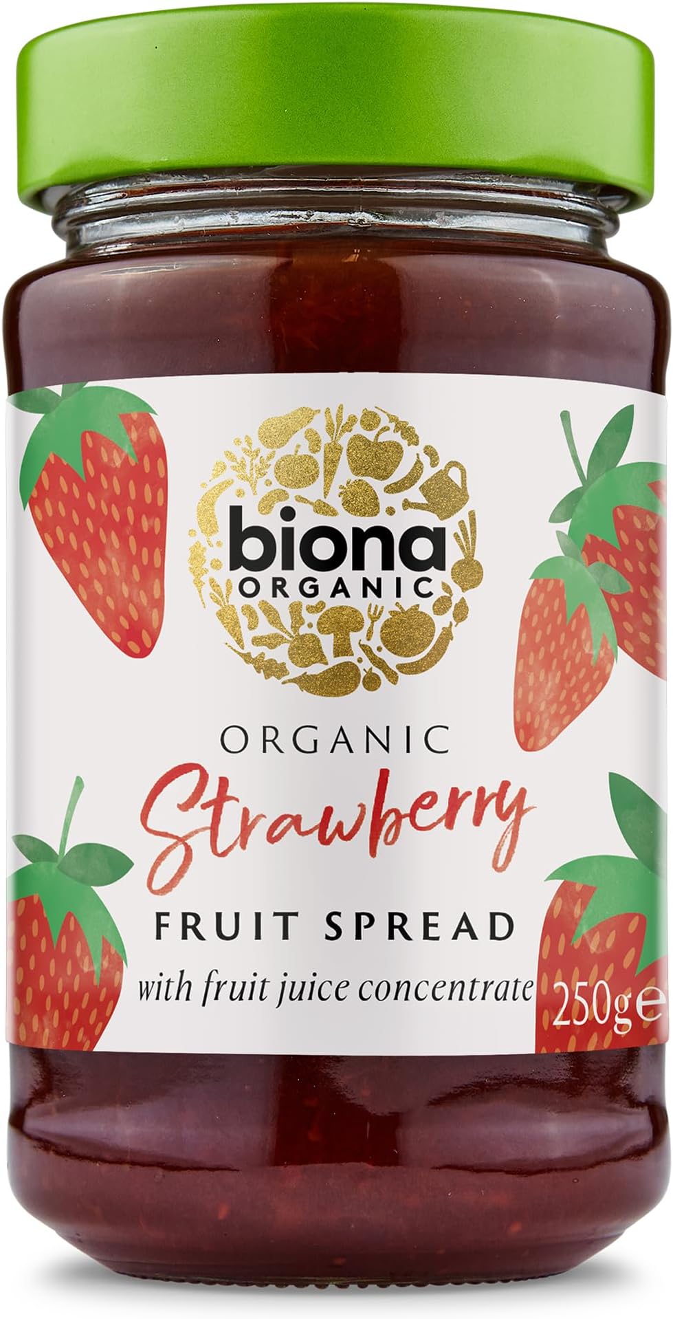 Organic Strawberry Fruit Spread 250 g