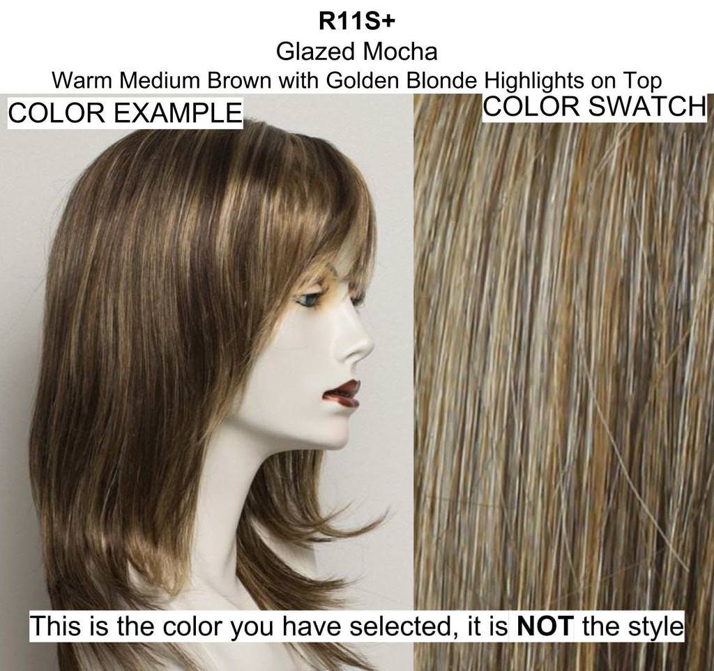 Bundle - 2 Items: Courtside Waves by Hairdo, Christy's Wigs Q & A Booklet - Color: R11S+
