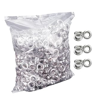 12mm 1/2" Thickened Grommets Kit of 1000 Sets