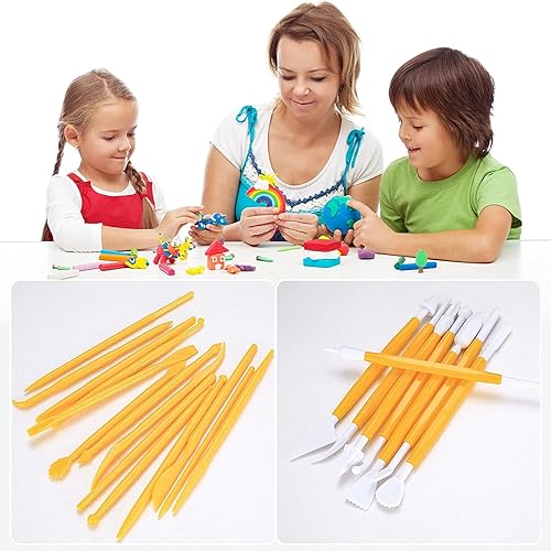 Miniatura 5 de 39 herramientas de escultura de arcilla de cerámica, herramientas de arcilla polimérica, herramientas de tallado de madera, herramientas de modelado