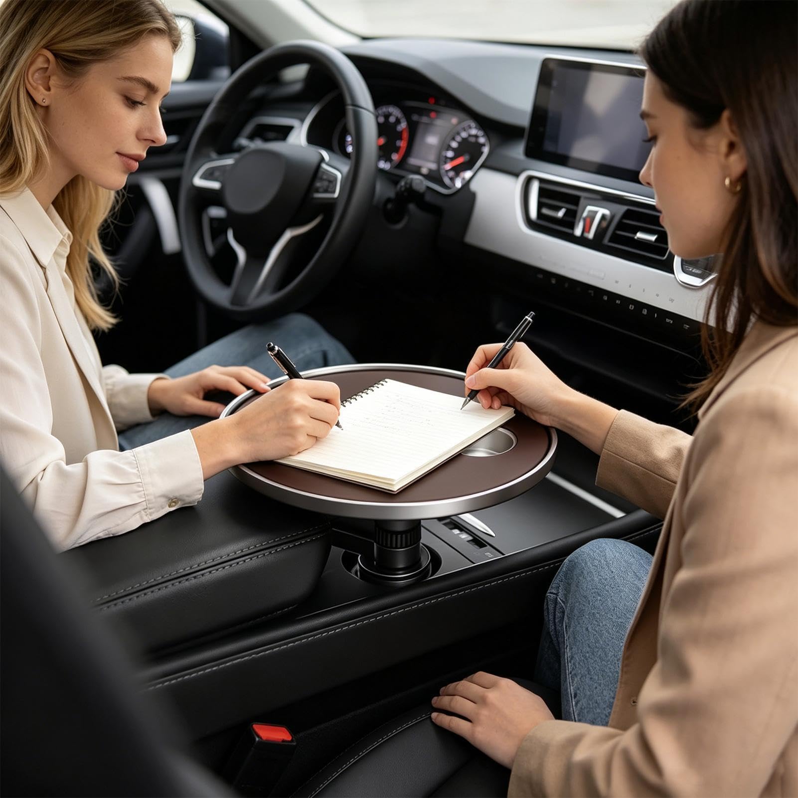 Tavolino Da Auto Scrivania Organizer Pasti Per Veicolo | Vassoio Lavoro In Veicolo per tablet laptop snack cibo viaggi viaggio su strada guida pendolarismo vacanza