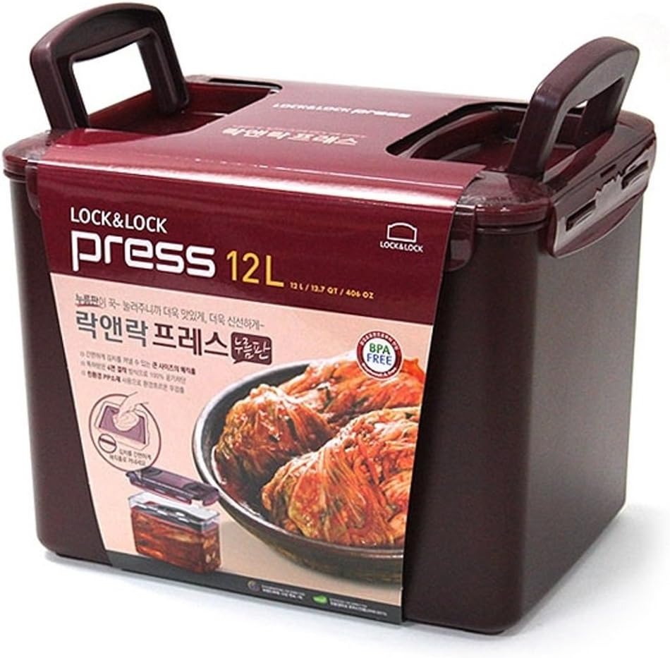 Lock & Lock BPA Free Press closed Container with Leak Proof Locking Lid