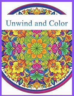 Unwind and Color: Flowers and mandala effects for relaxing and enjoyment