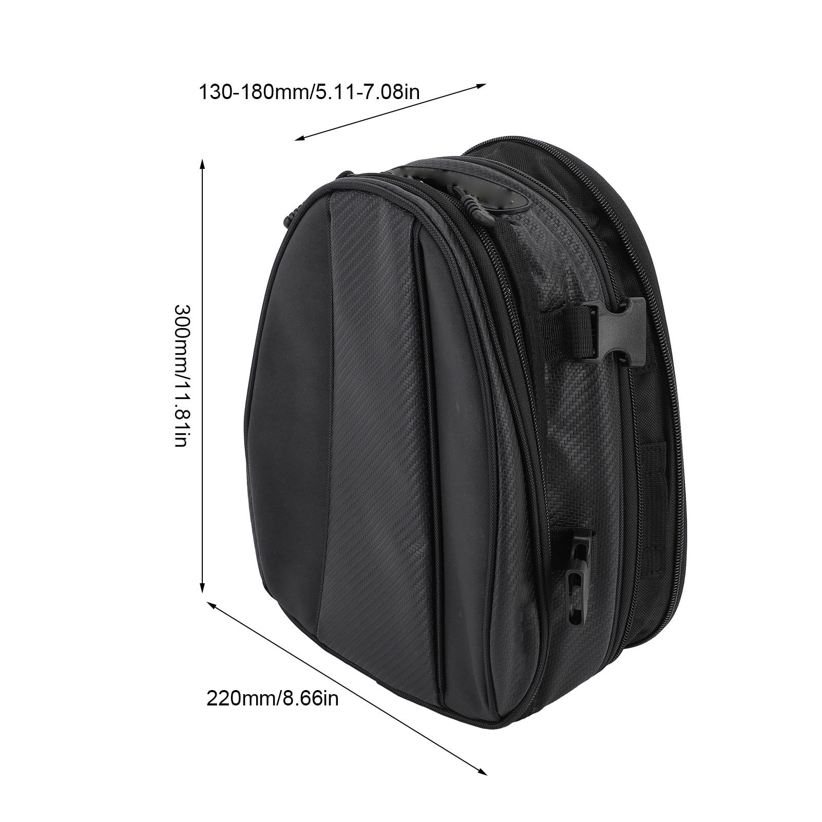 Bolsa Multifuncional y Impermeable para Motocicleta, Mochila para Asiento Trasero y Bolsa de Tanque, Mochila para Equipaje