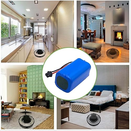 Miniatura 7 de Shark Battery RVBAT700 - Batería de repuesto para aspiradoras Shark ION Robot RV720, RV750, RV700, RV755 (atención: conector de 3 puntas)